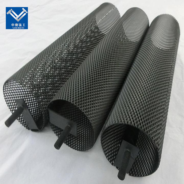 Titanium anode for ammonia nitrogen wastewater treatment